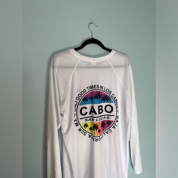 Cabo San Lucas Novelty Tee Souvenir T-Shirt Men’s XL Logo Design Front and Back - Picture 4 of 4